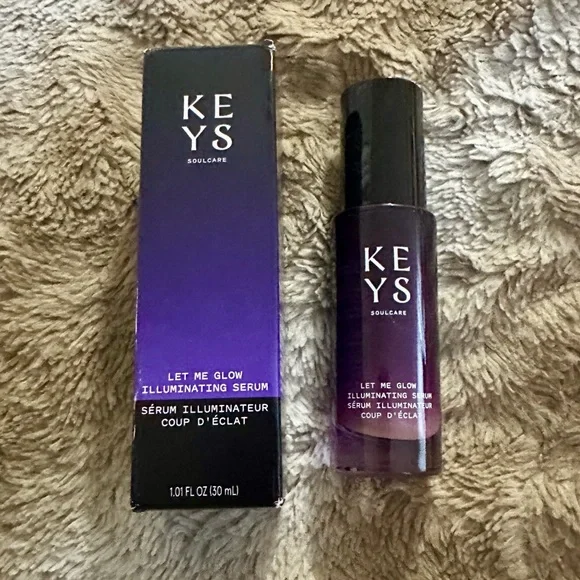 NIB NEW Alicia KEYS Soulcare Let Me Glow Illuminating Serum Golden Aurora - Picture 2 of 16